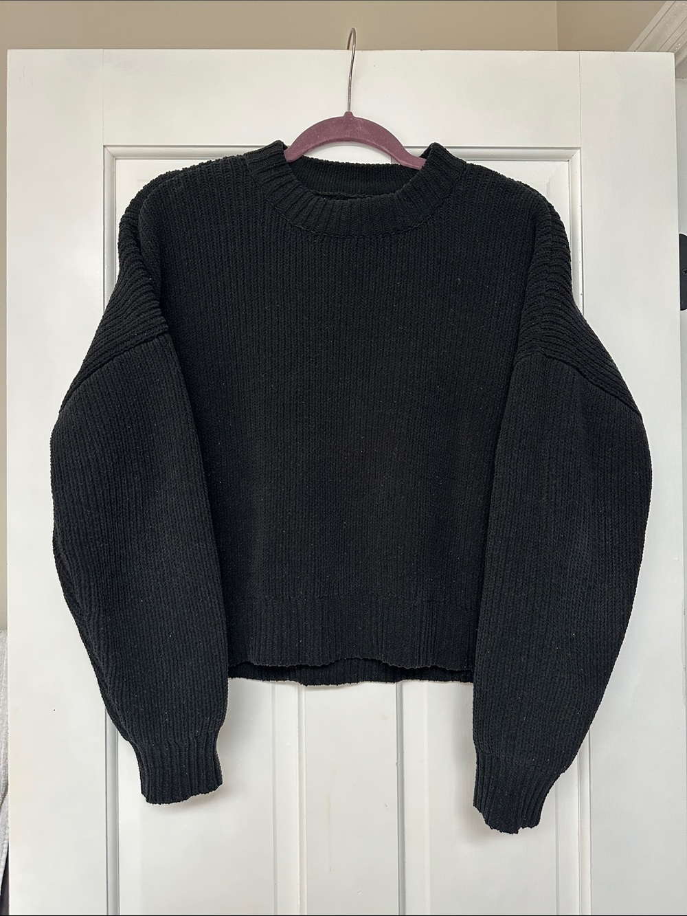 Abercrombie & Fitch Black Chunky Sweater
